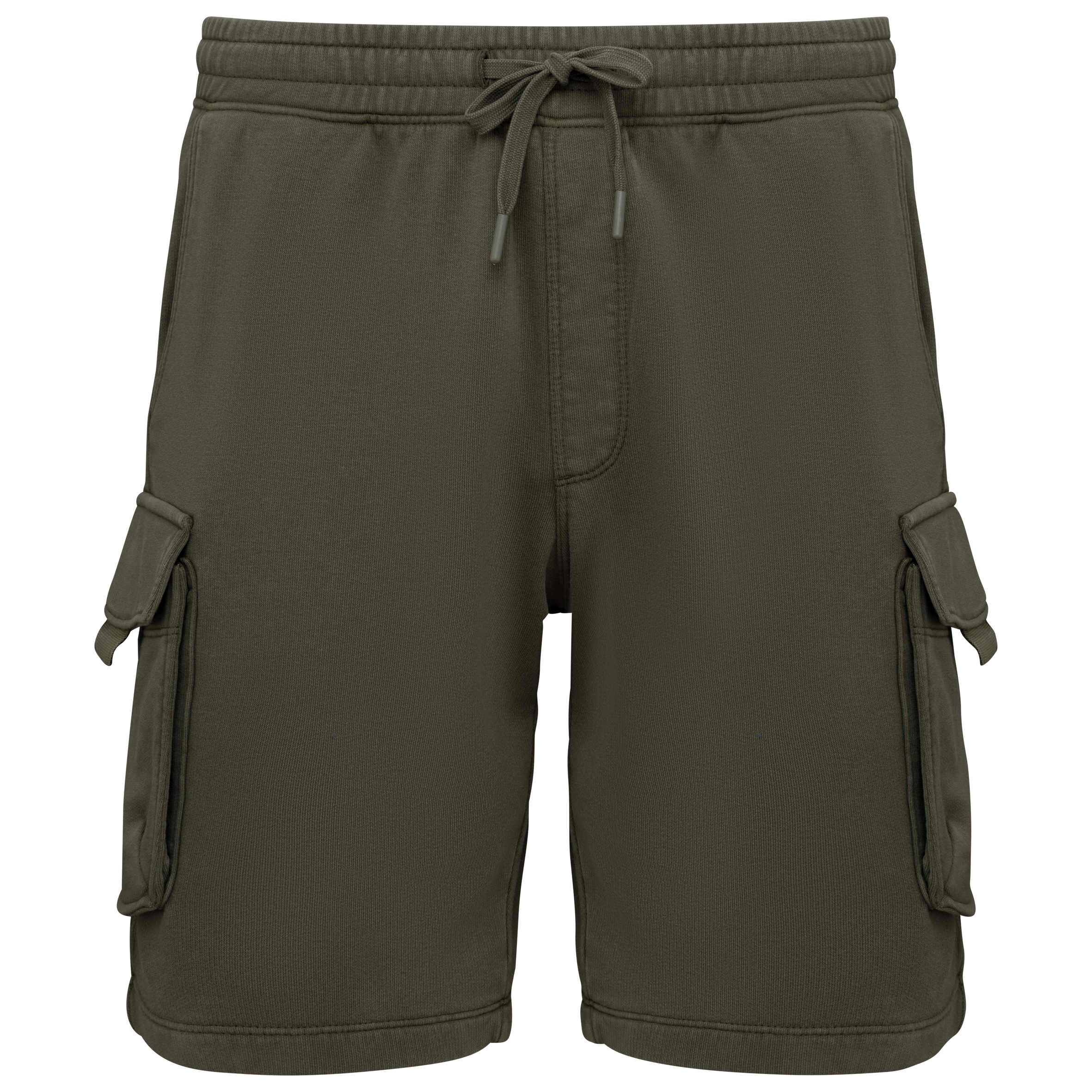 Short cargo ecorresponsable efecto lavado French Terry hombre