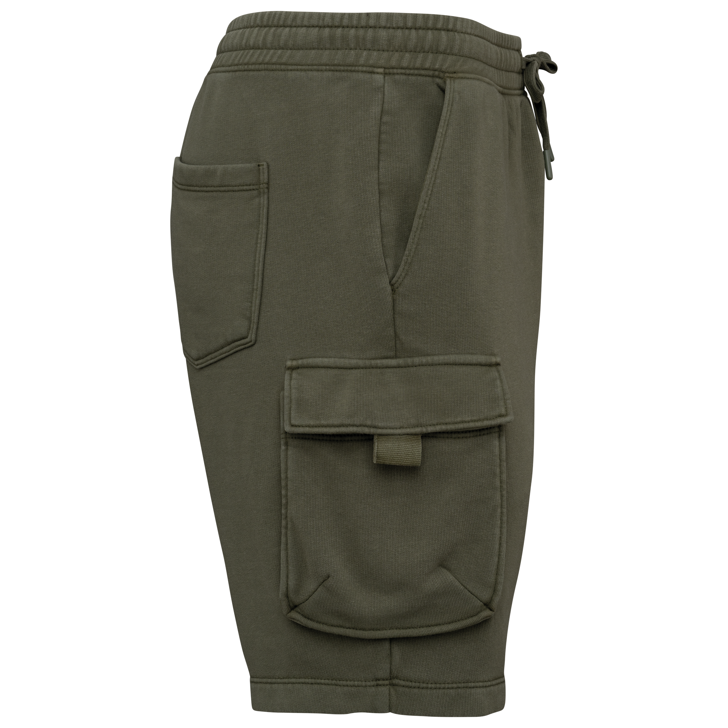 Short cargo ecorresponsable efecto lavado French Terry hombre