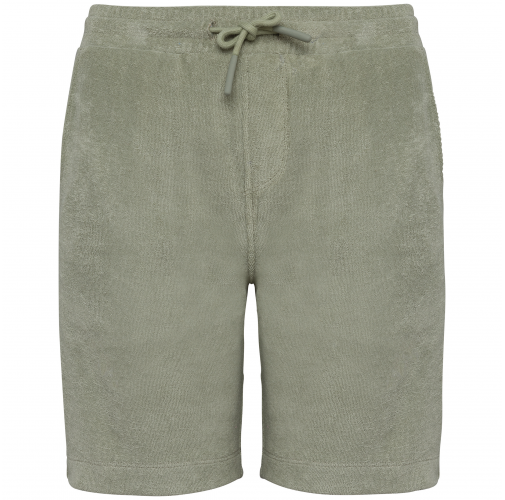 almond green Short ecorresponsable de rizo niño