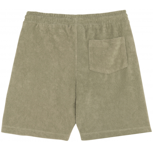 almond green Short ecorresponsable de rizo niño