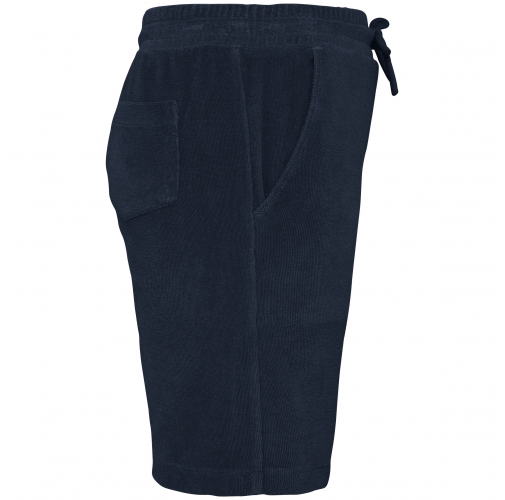 navy blue Short ecorresponsable de rizo niño
