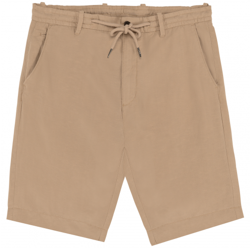 wet sand Bermuda de lyocell y lino mujer