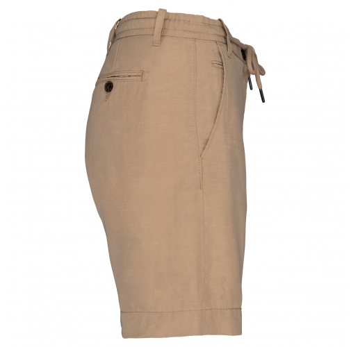 wet sand Bermuda de lyocell y lino mujer
