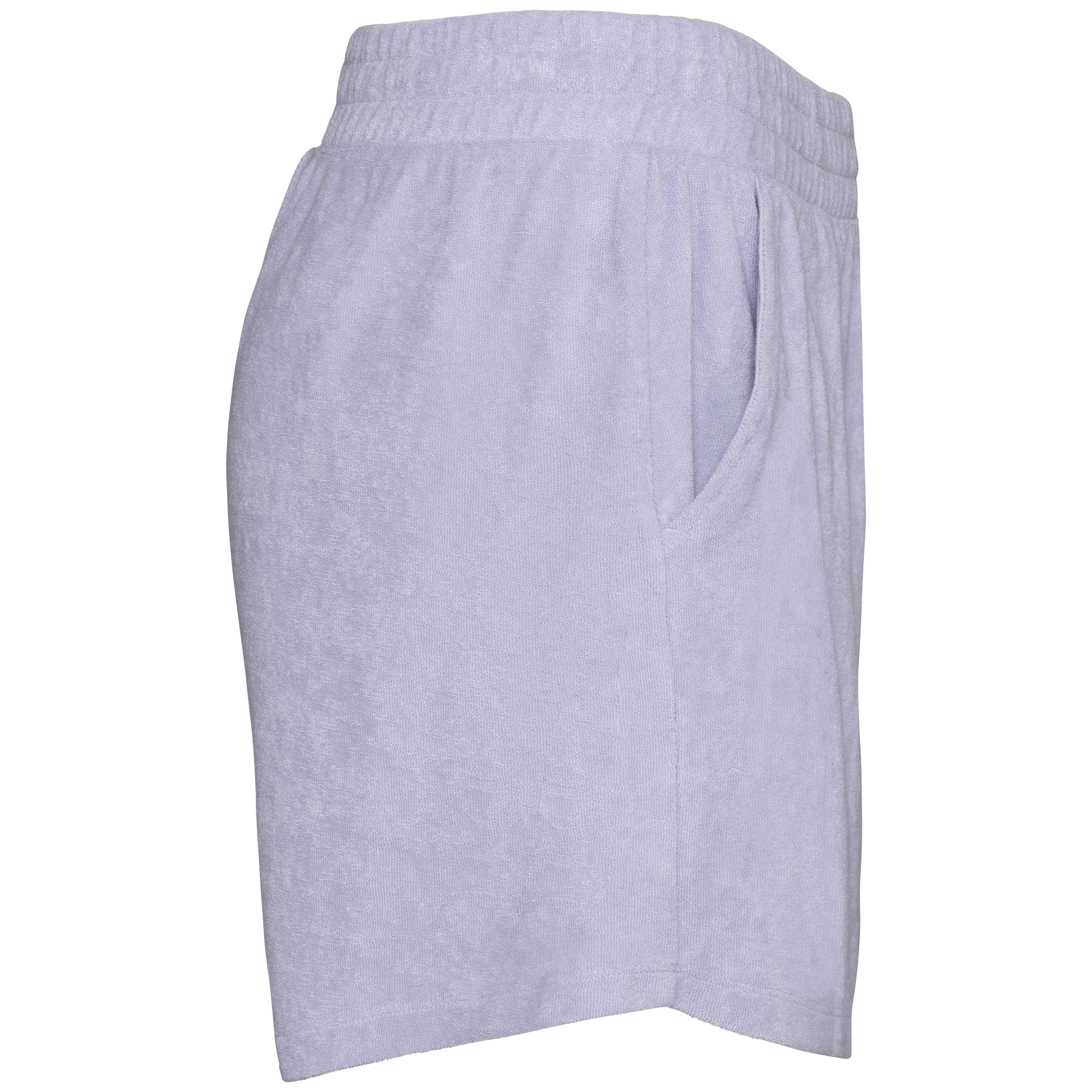 almond green Short ecorresponsable de rizo mujer