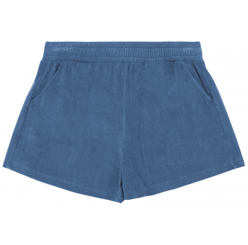 riviera blue Short ecorresponsable de rizo mujer