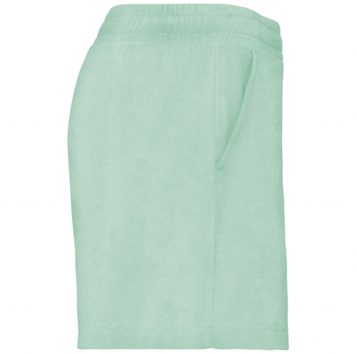 brook green Short ecorresponsable de rizo mujer