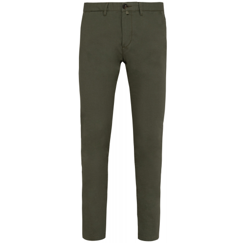 organic khaki Pantalon chino ecorresponsable hombre