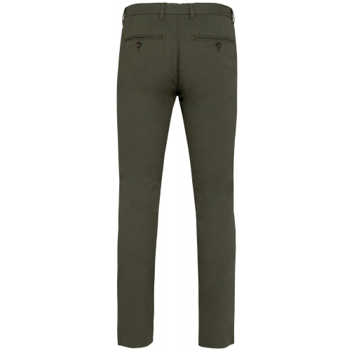 organic khaki Pantalon chino ecorresponsable hombre