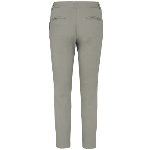 almond green Pantalón chino 7/8 ecorresponsable mujer