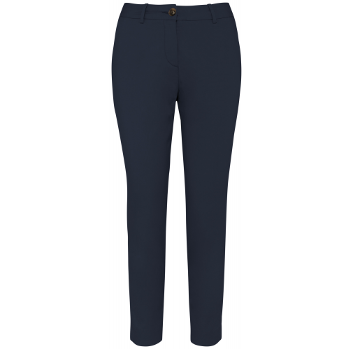 navy blue Pantalón chino 7/8 ecorresponsable mujer