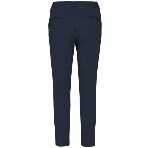 navy blue Pantalón chino 7/8 ecorresponsable mujer