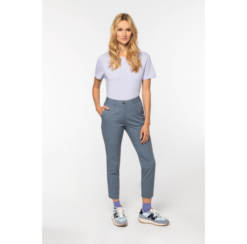 Pantalón chino 7/8 ecorresponsable mujer