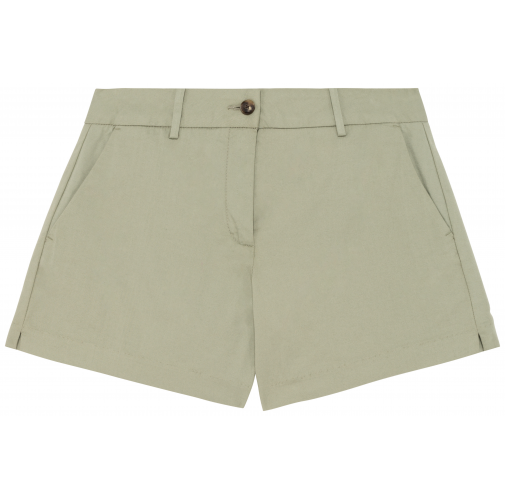 almond green Bermuda chino ecorresponsable mujer