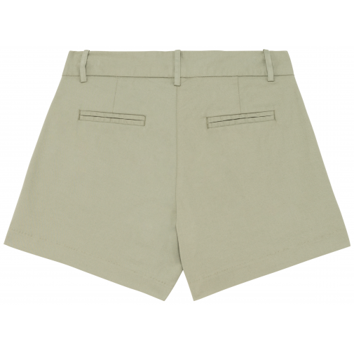 almond green Bermuda chino ecorresponsable mujer