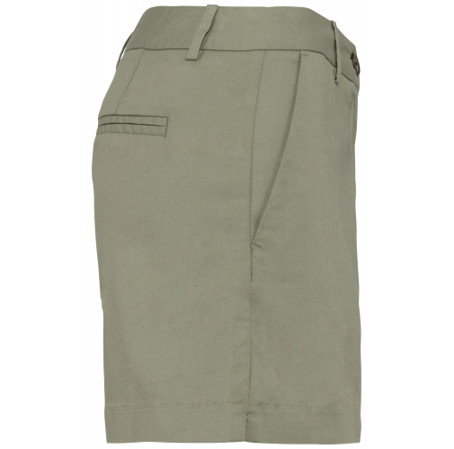 almond green Bermuda chino ecorresponsable mujer