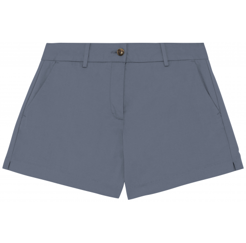 mineral grey Bermuda chino ecorresponsable mujer