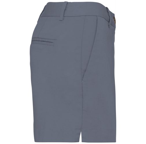 mineral grey Bermuda chino ecorresponsable mujer