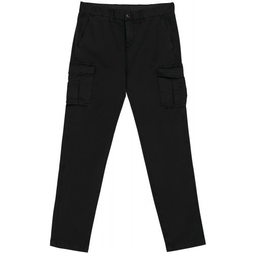 washed black Pantalón cargo ecorresponsable efecto lavado hombre
