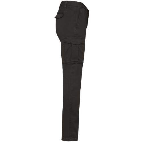 washed black Pantalón cargo ecorresponsable efecto lavado hombre