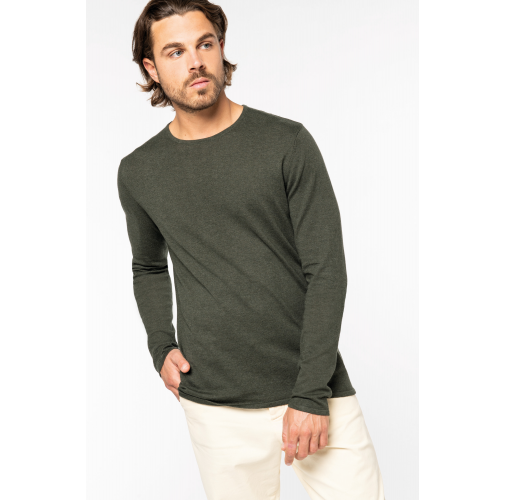 Jersey ecorresponsable cuello redondo de lyocell hombre