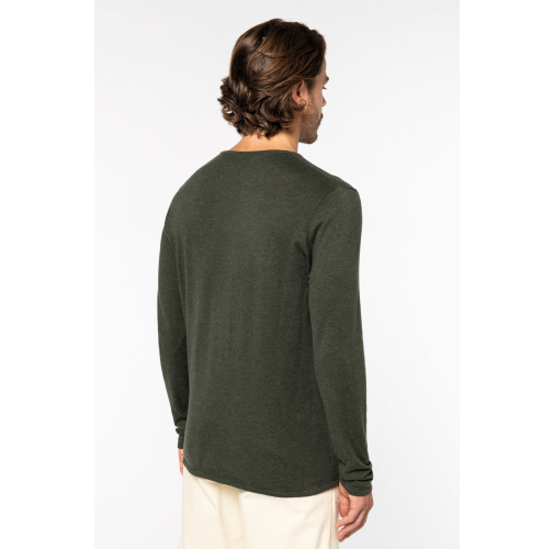 Jersey ecorresponsable cuello redondo de lyocell hombre