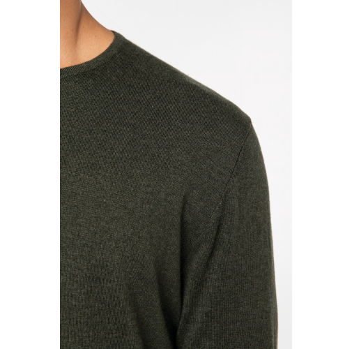 Jersey ecorresponsable cuello redondo de lyocell hombre