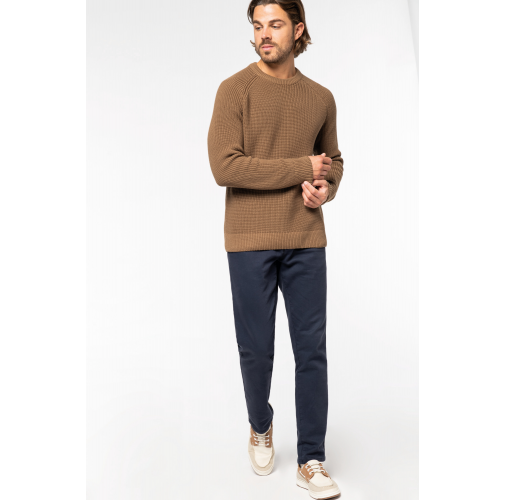 Jersey ecorresponsable de punto grueso hombre