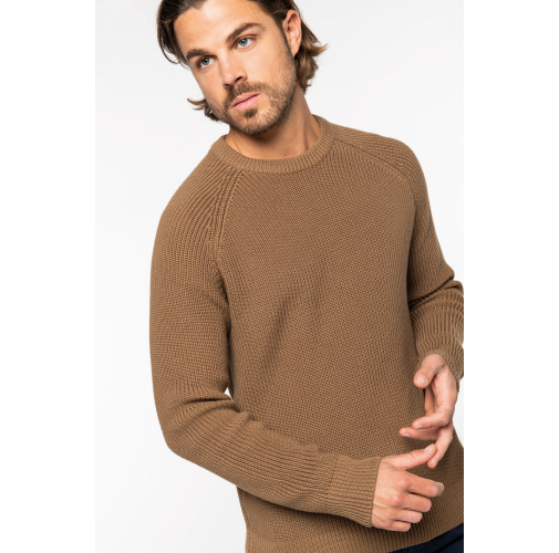 Jersey ecorresponsable de punto grueso hombre