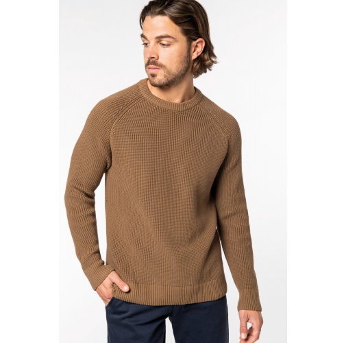 Jersey ecorresponsable de punto grueso hombre