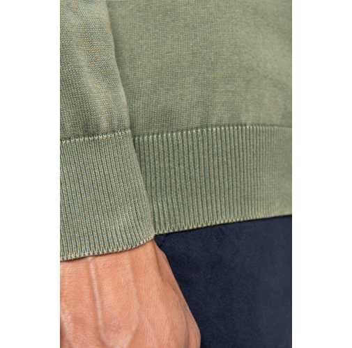 Jersey ecorresponsable efecto lavado cuello redondo hombre