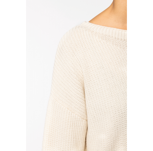 Jersey ecorresponsable de lana merina mujer
