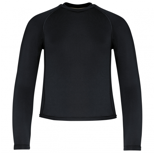 black Camiseta segunda piel manga larga niño