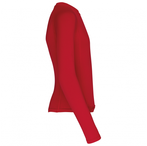 sporty red Camiseta segunda piel manga larga niño