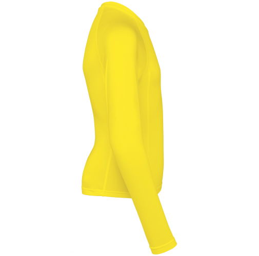 flashy yellow Camiseta segunda piel manga larga niño
