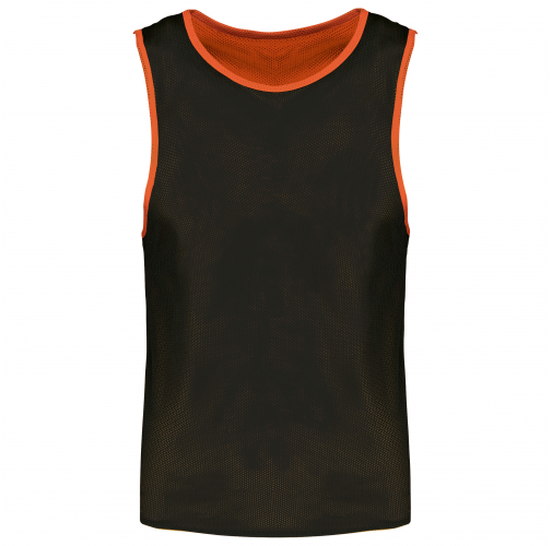 spicy orange / black PETO REVERSIBLE Multi-deportes Senior/Júnior