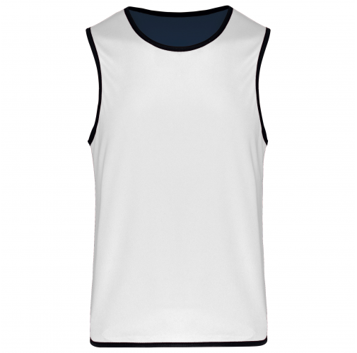 sporty navy / white Peto de rugby reversible - Niños