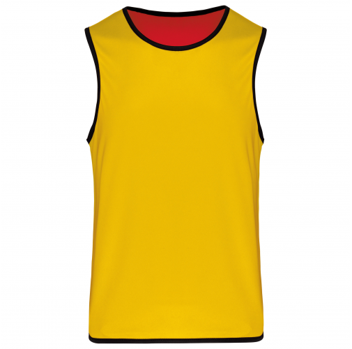sporty red / sporty yellow Peto de rugby reversible - Niños
