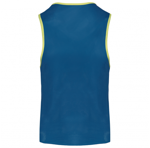 fluo yellow/ sporty royal blue Peto reversible multi-deportes para niños