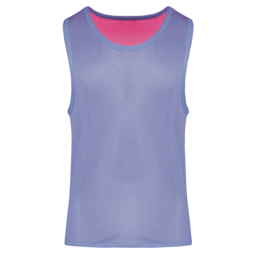 fluorescent pink / sporty sky blue Peto reversible multi-deportes para niños