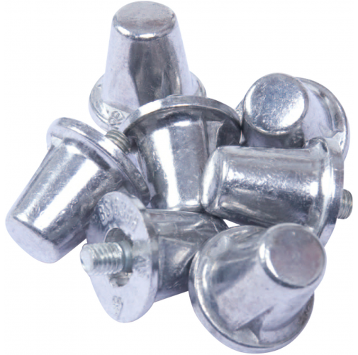 silver Pack de 100 tacos cónicos de aluminio