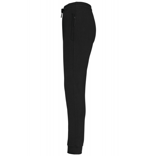 black Pantalón chándal de jogging multideporte con bolsillos adulto