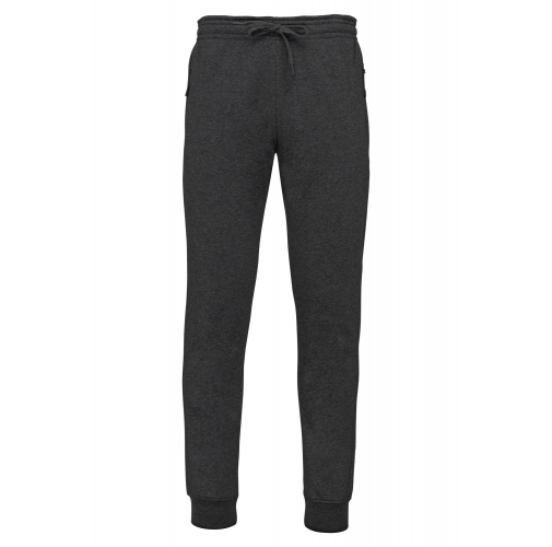 dark grey heather Pantalón chándal de jogging multideporte con bolsillos adulto