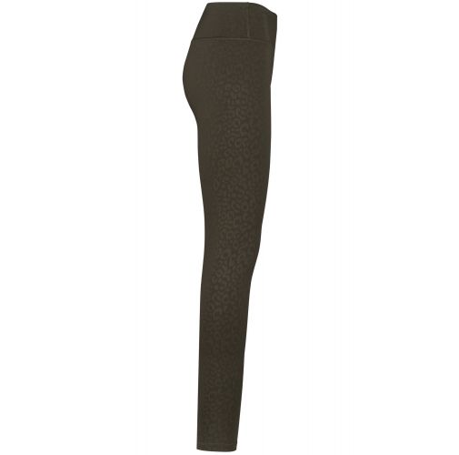 dark khaki leopard Leggings ecorresponsables mujer