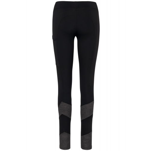 black / dark grey heather Leggings bicolor mujer