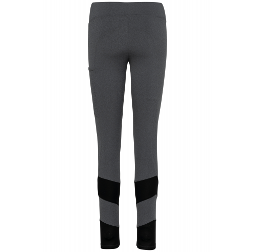 dark grey heather / black Leggings bicolor mujer