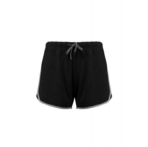 black / grey heather Short de deporte mujer