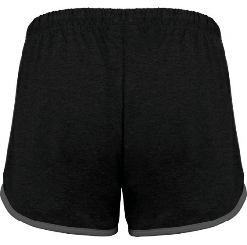 black / grey heather Short de deporte mujer