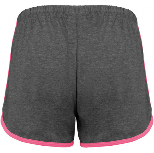 grey heather / fluo pink Short de deporte mujer