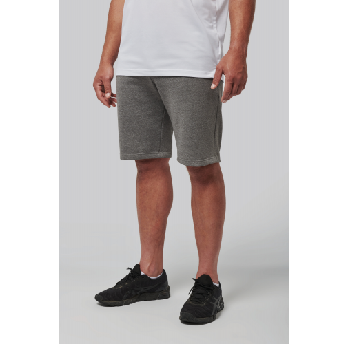 Bermuda de felpa multideporte unisex