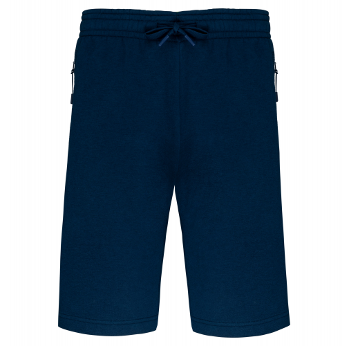 sporty navy Bermuda de felpa multideporte unisex
